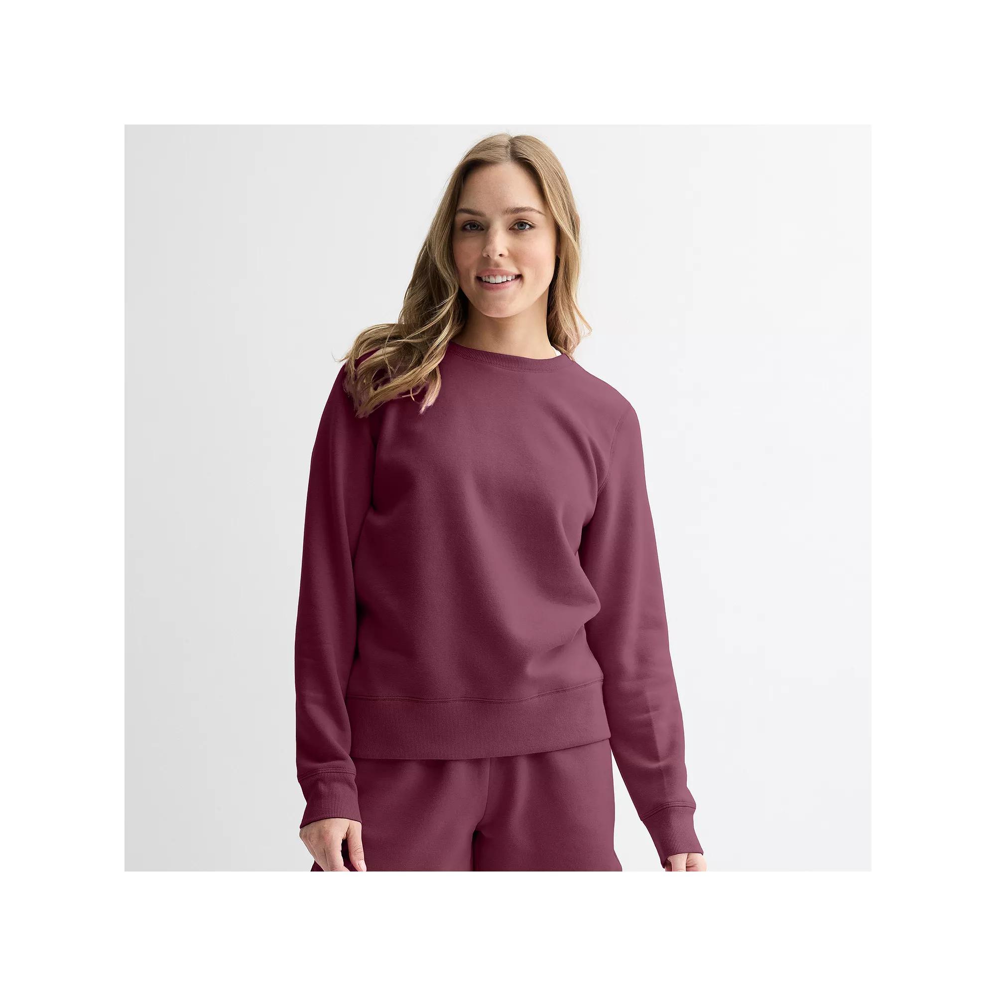 Women's Tek Gear® Ultrasoft Fleece Crewneck Sweatshirt,  Product Image