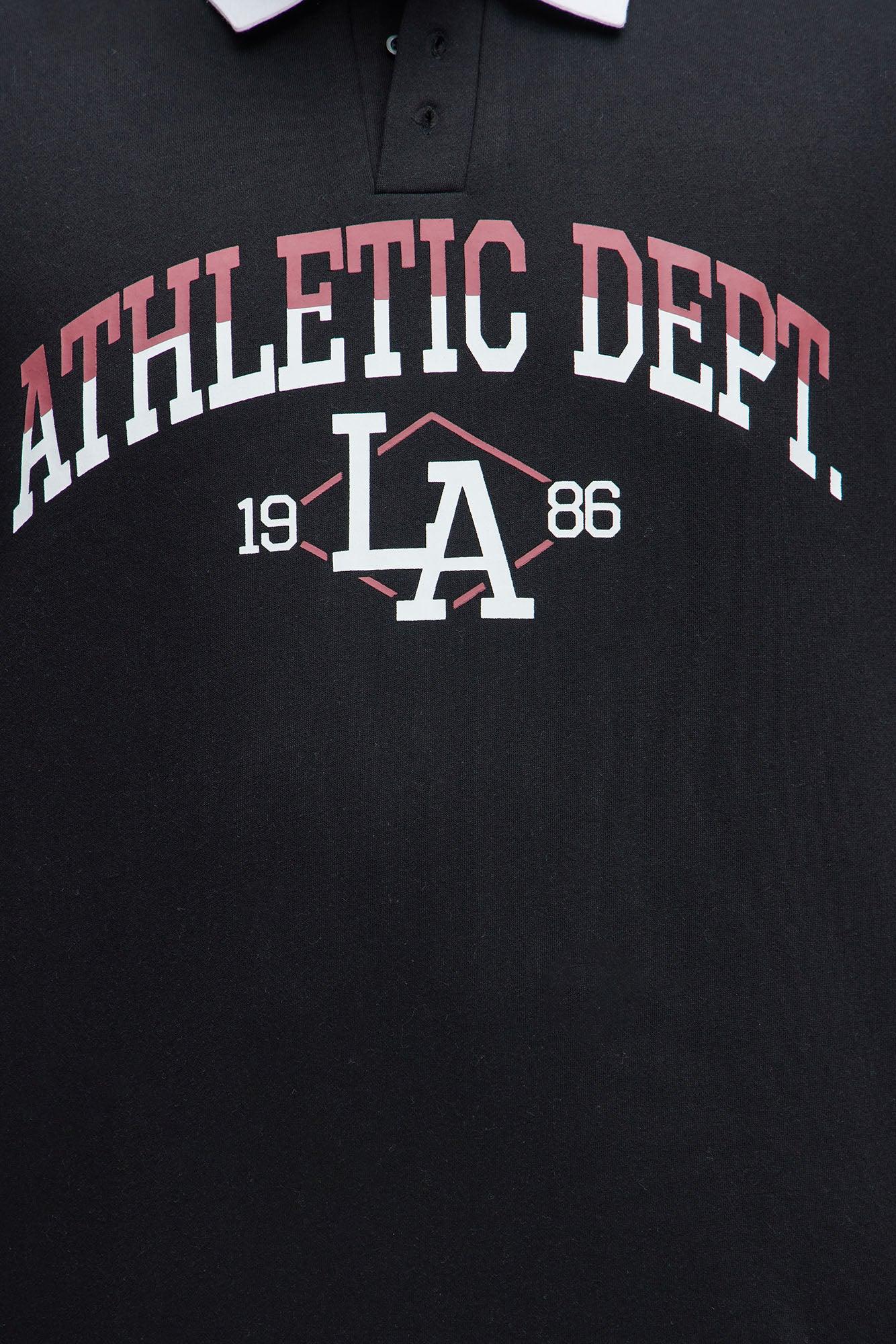 LA 1966 Athletic Dept. Collar Sweatshirt - Black Product Image
