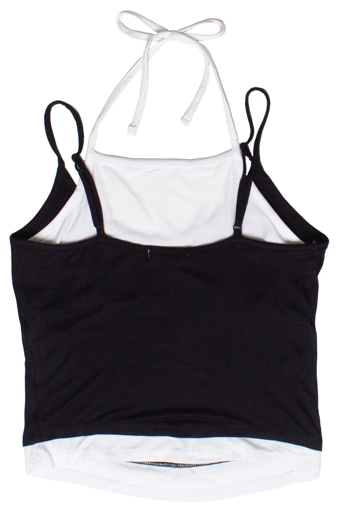 Layered Halter Cami Tank Top Product Image