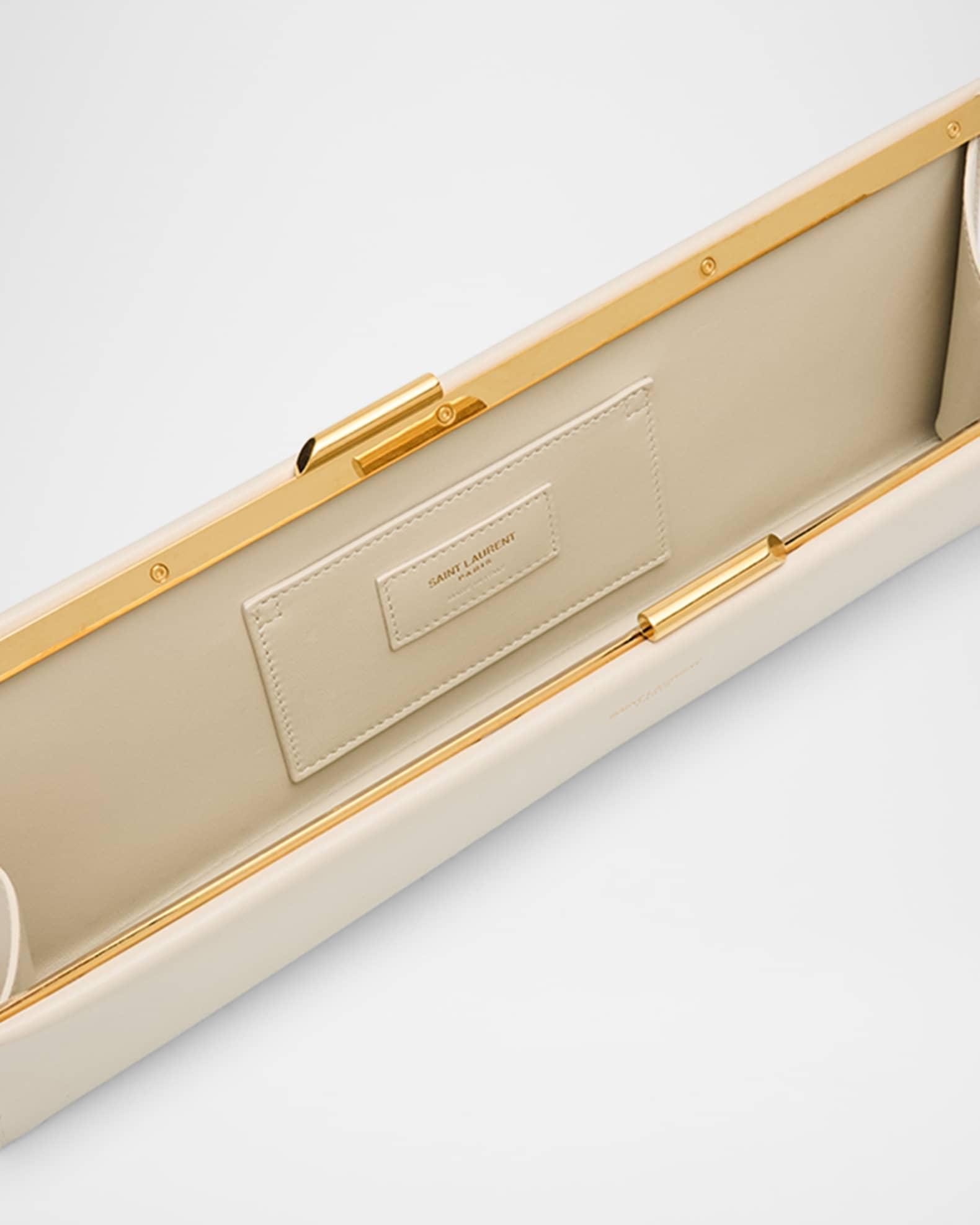 Midnight Large Pochette Clutch Bag in Leather Product Image