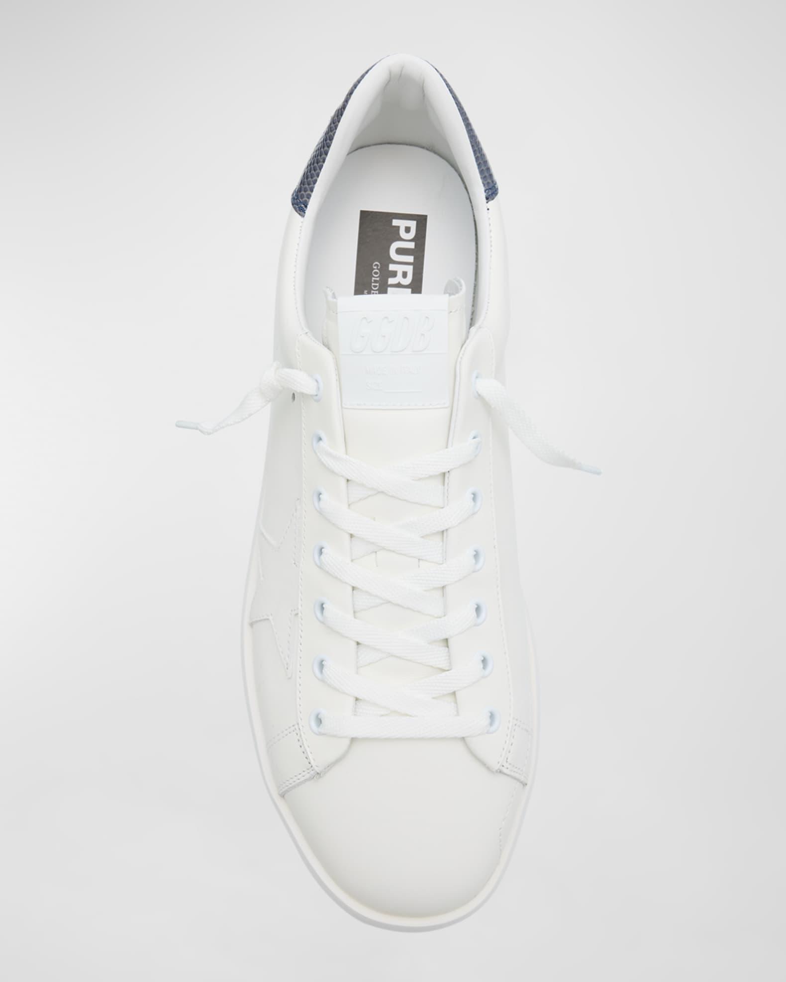 Men's Pure Star Leather Low-Top Sneakers Product Image