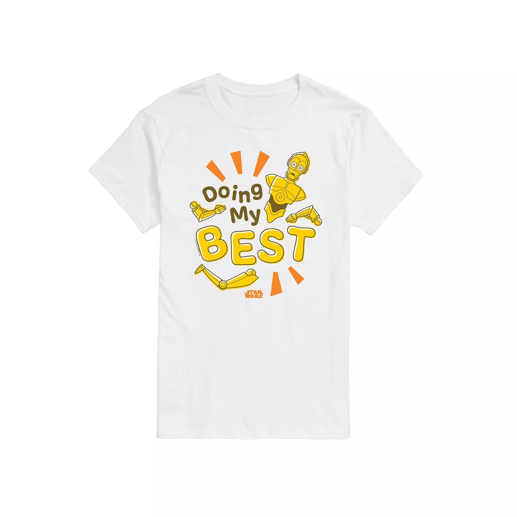 Big & Tall Star Wars C-3PO Doing My Best Graphic Tee, Men's,  Product Image