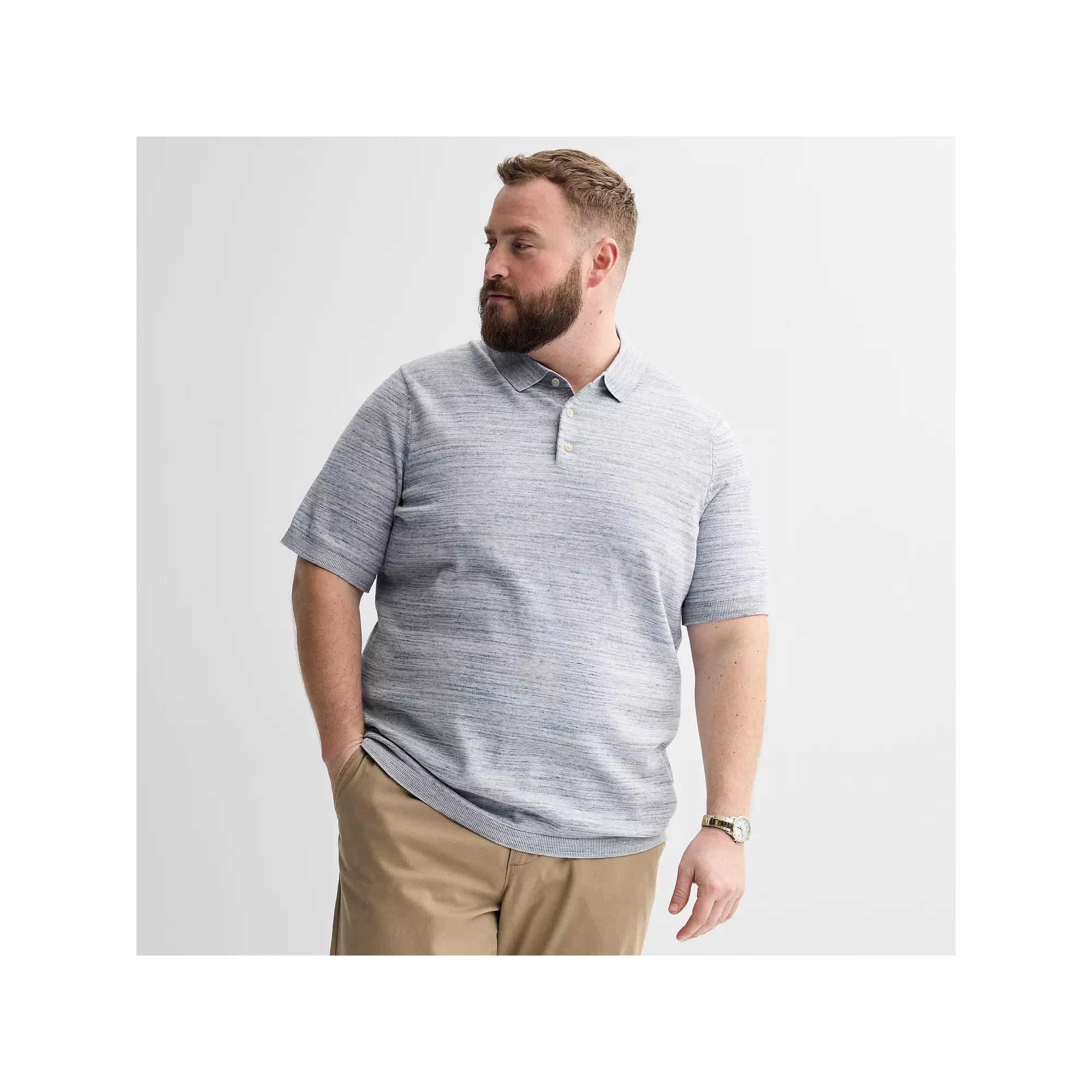 Big & Tall Sonoma Goods For Life® Short Sleeve Sweater Polo, Men's,  Product Image