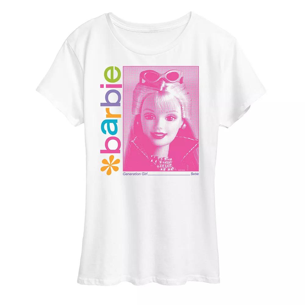 Women's Barbie® 90's Generation Girl Graphic Tee, Girl's,  Product Image