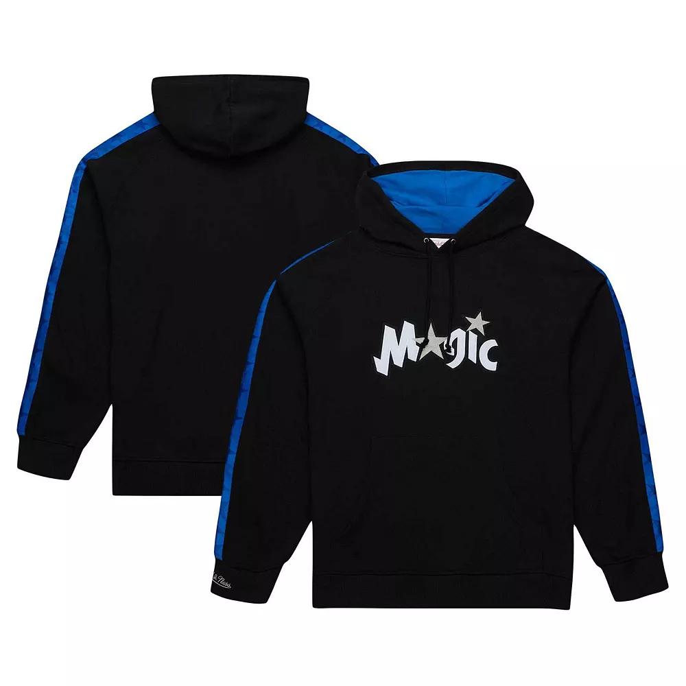 Men's Mitchell & Ness Black Orlando Magic Hardwood Classics Nights Raglan Pullover Hoodie,  Product Image