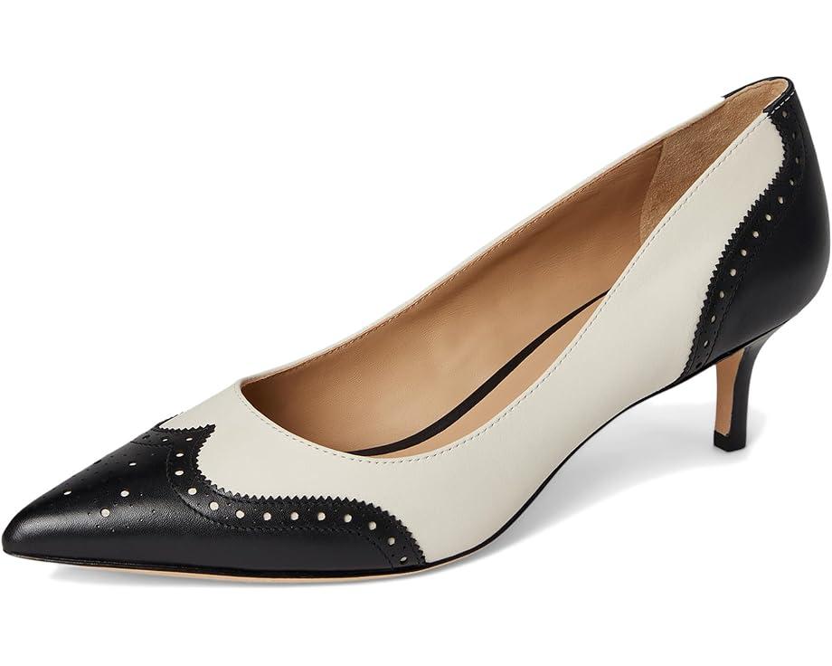 Women's Lauren Ralph Lauren Adrienne Leather Wingtip Pumps Product Image