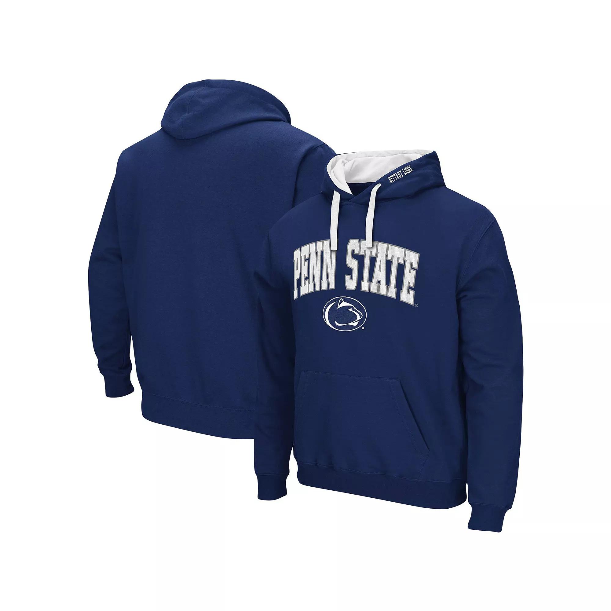 Men's Colosseum Black Army Black Knights Big & Tall Arch & Logo 2.0 Pullover Hoodie,  Product Image