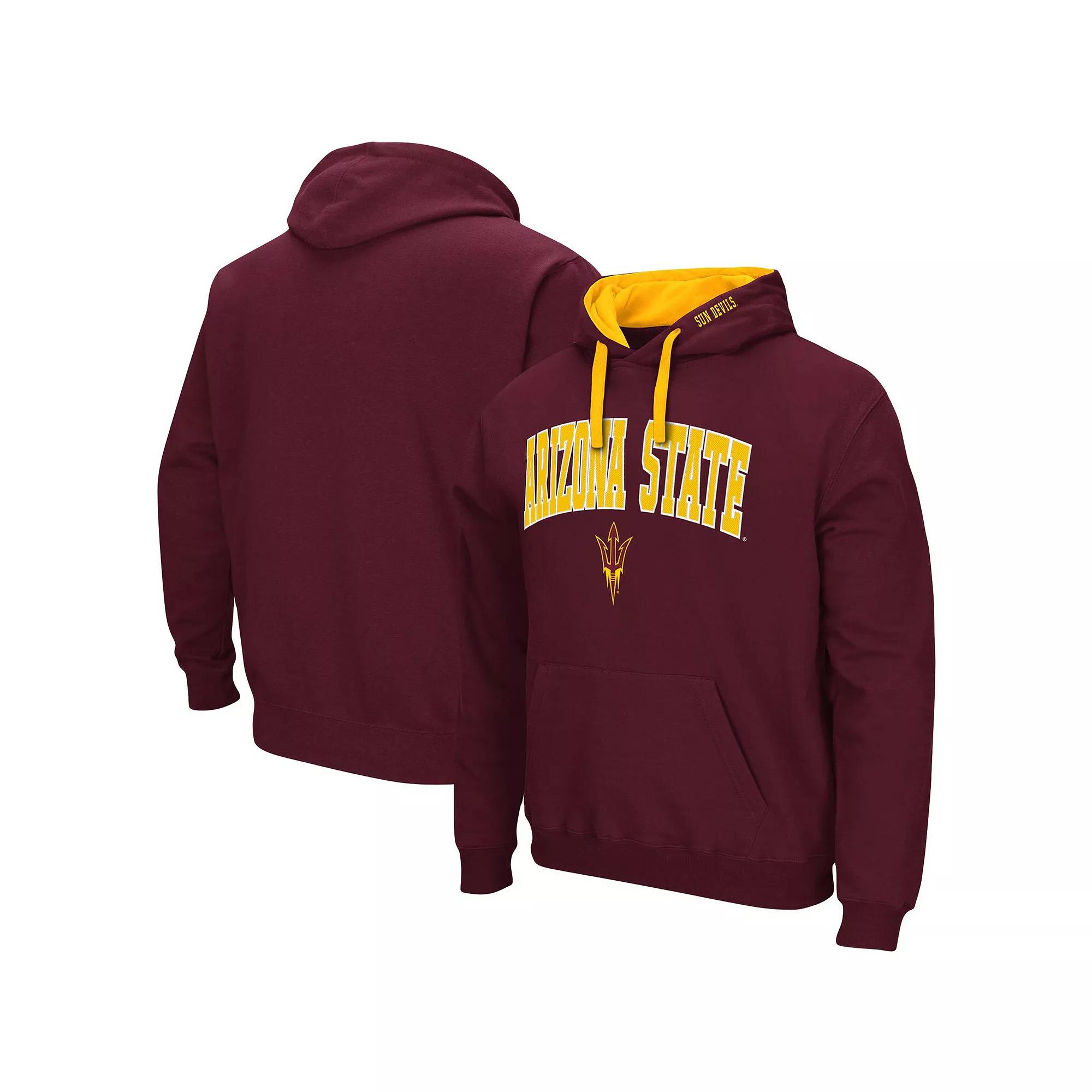 Men's Colosseum Black Army Black Knights Big & Tall Arch & Logo 2.0 Pullover Hoodie,  Product Image