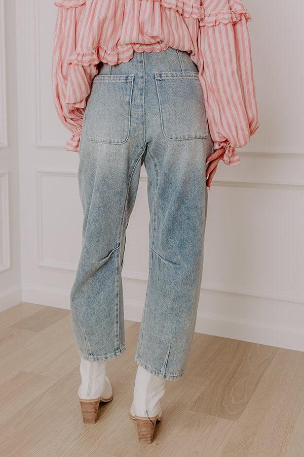 The Violet High Waist Barrel Jean Product Image