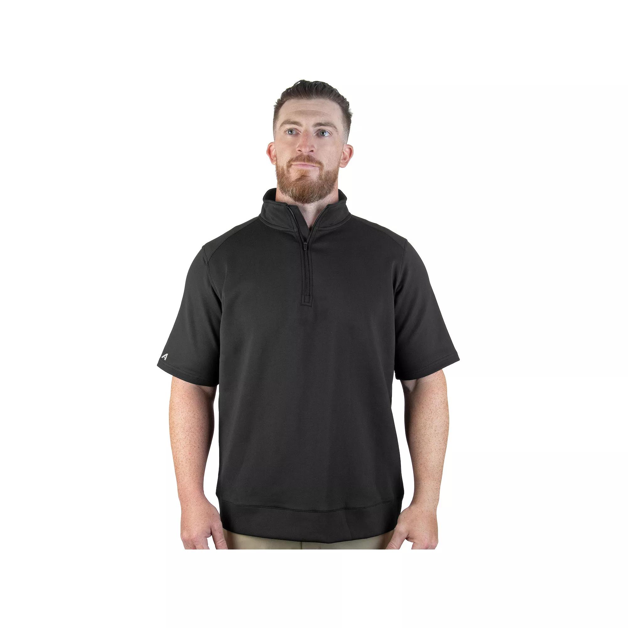 Men's Antigua Trophy 1/4-Zip Top, Size: XL, Black Product Image