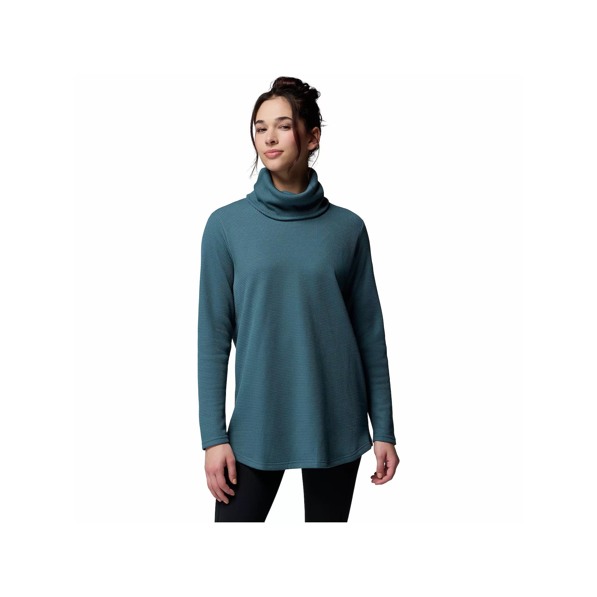 Columbia Womens Holly Hideaway Waffle Cowl Neck Pullover- Product Image