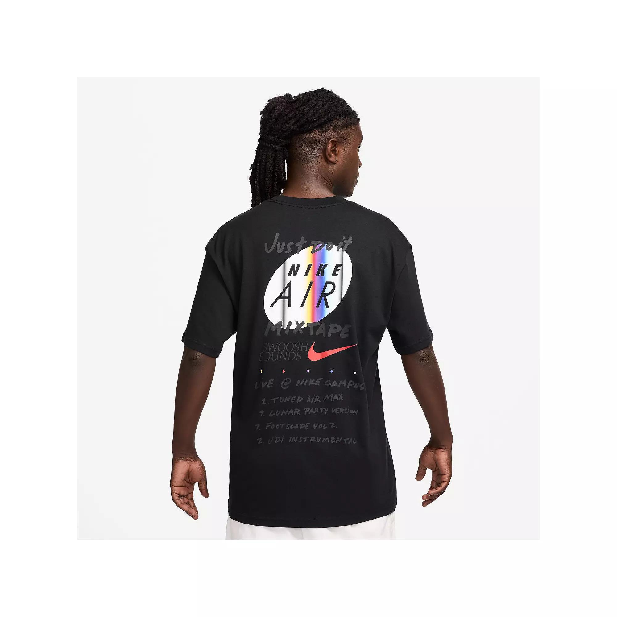 Nike Mens Nike M90 OC Mixtape T-Shirt - Mens White/Multi Product Image