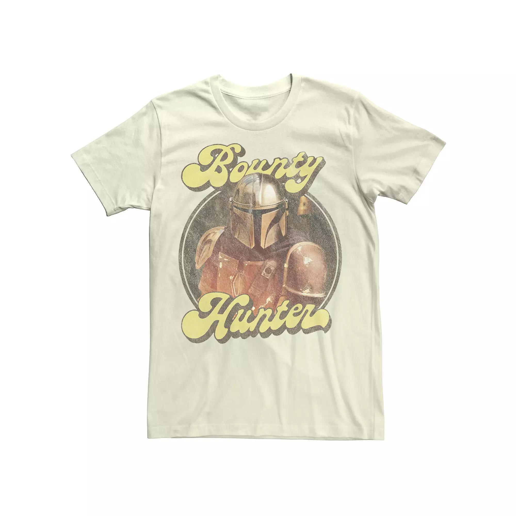Men's Star Wars The Mandalorian Retro Bounty Hunter Tee,  Product Image