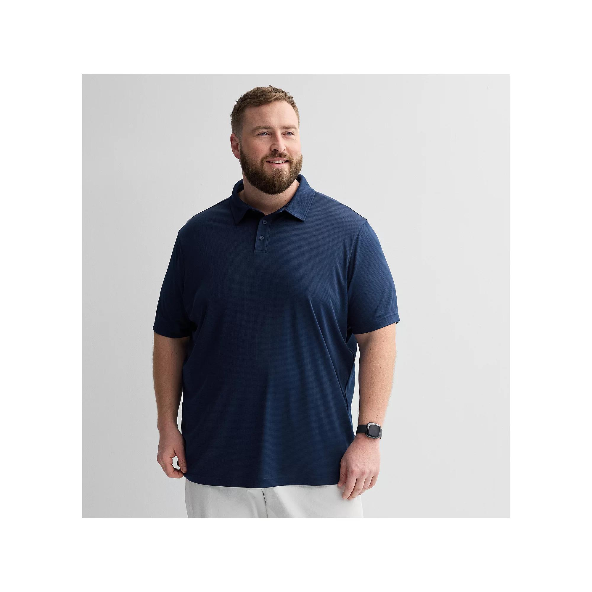 Big & Tall Tek Gear® Dry Tek Polo, Men's, Size: 3XB, Blue Beauty Product Image