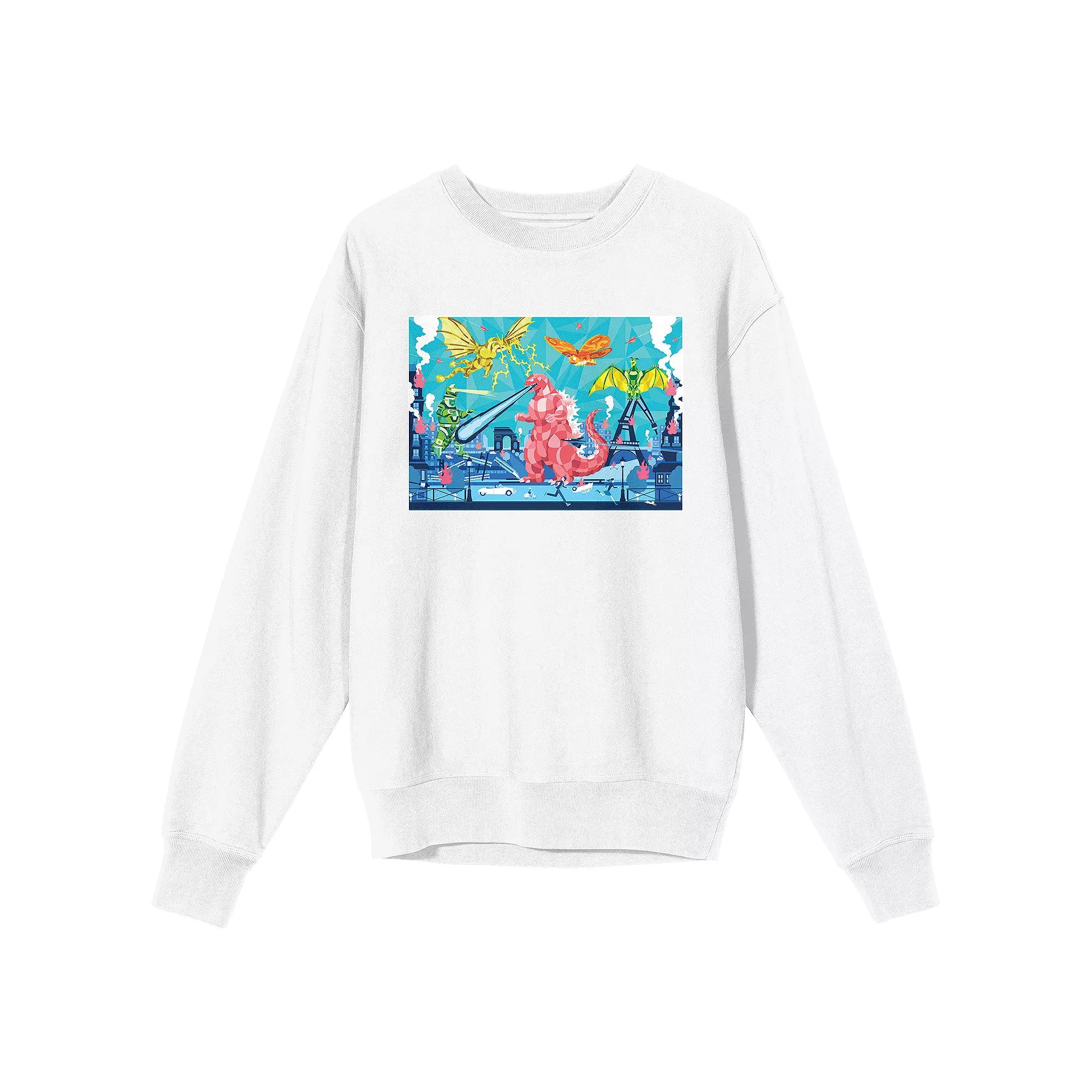 Men's Godzilla Classic Long Sleeve, Size: XXL, White Product Image