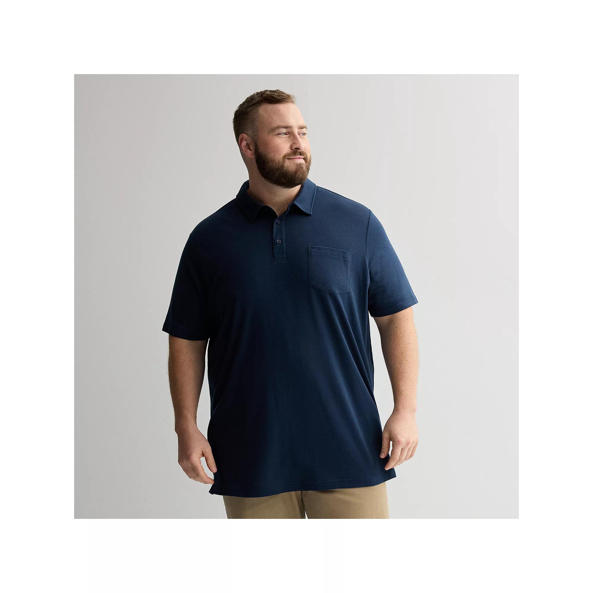 Big & Tall Sonoma Goods For Life® The Super Soft Polo, Men's, Size: 3XL Tall, Blue Product Image