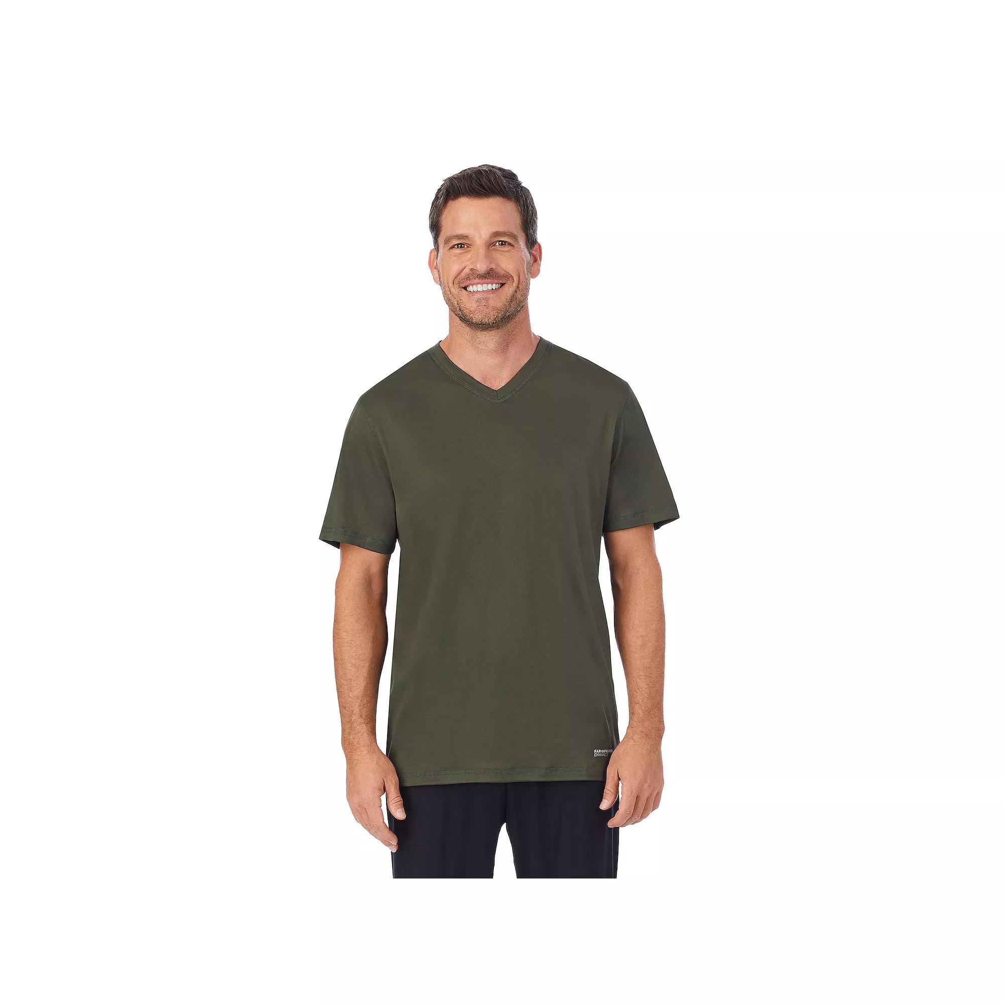 Men's Cuddl Duds® Far-Infrared Enhance V-Neck Pajama Tee,  Product Image