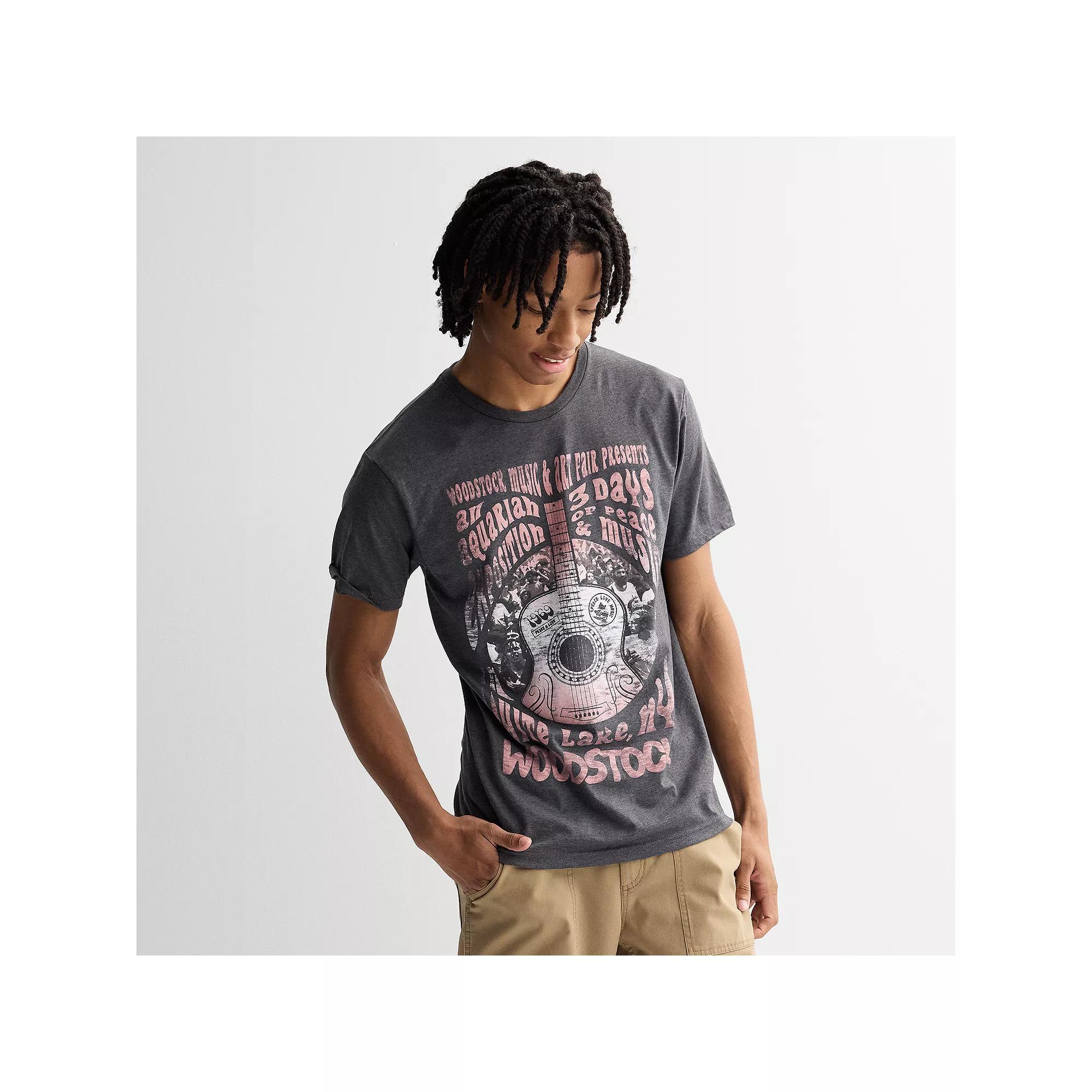 Men's Woodstock Poster Graphic Tee,  Product Image