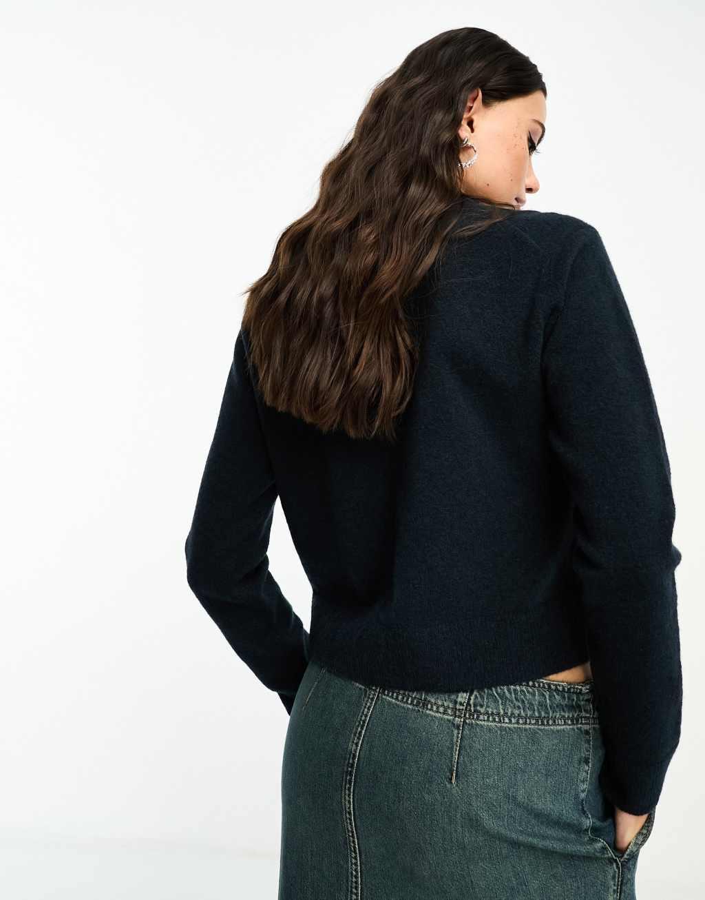 Weekday Ayla knitted sweater melange Product Image