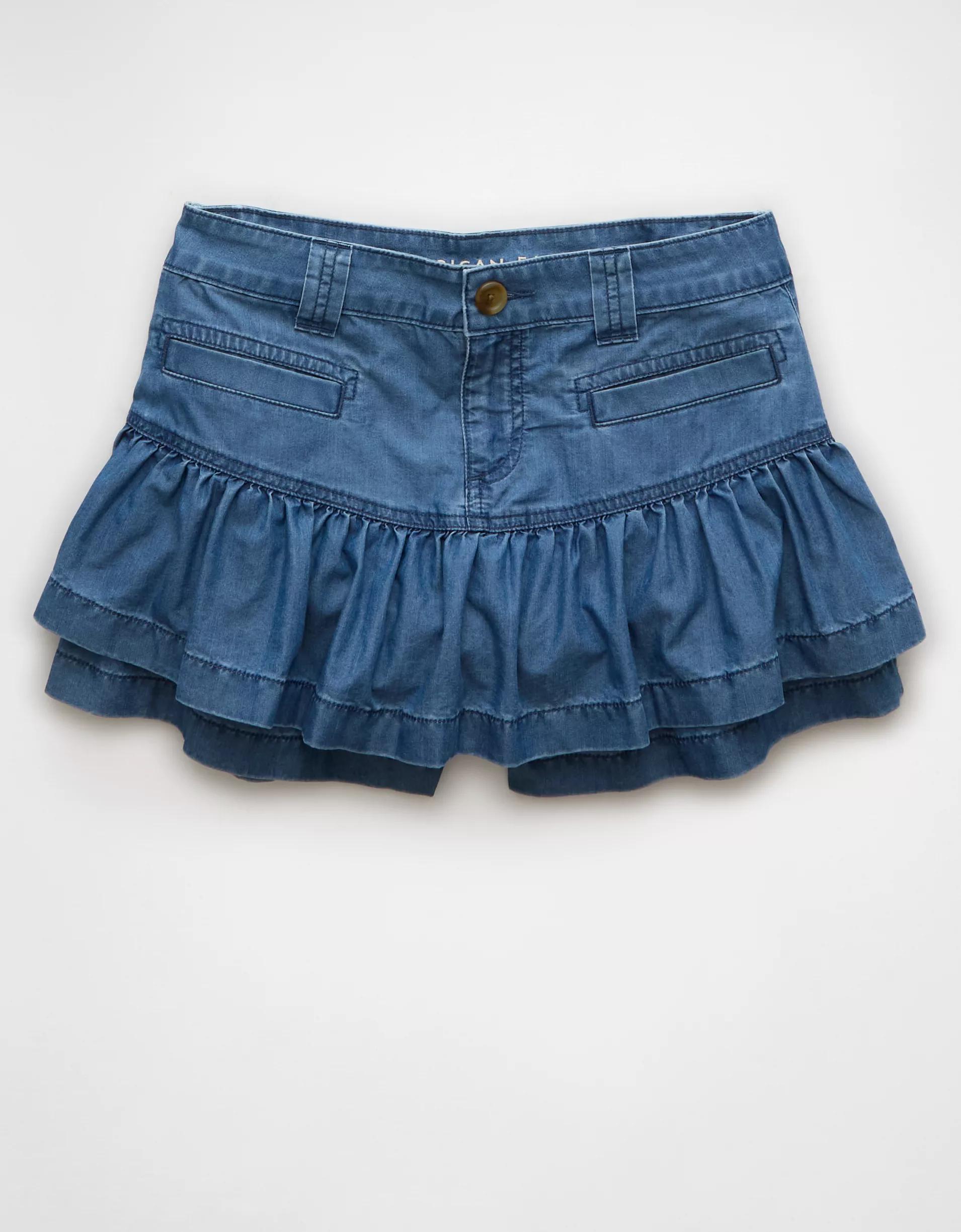 AE Stretch Mini Ruffle Skort Product Image