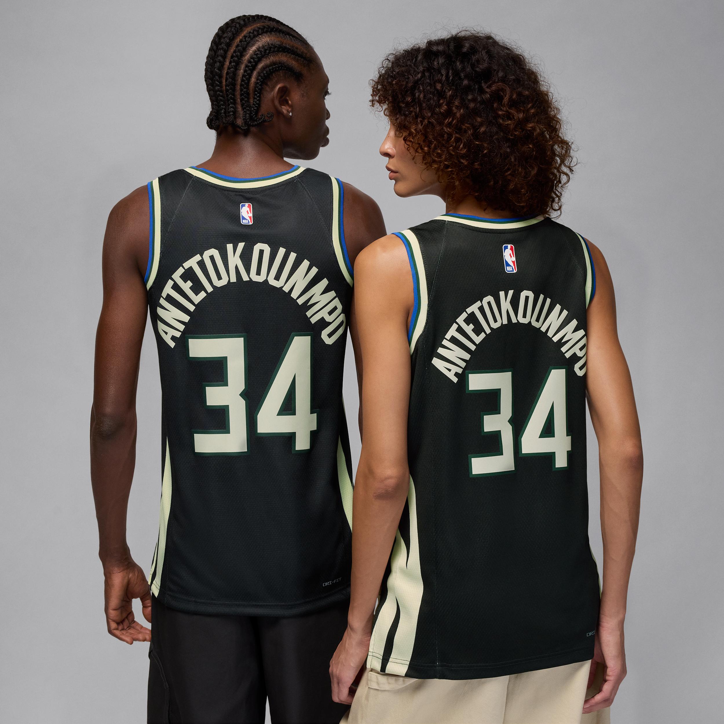 Men's Milwaukee Bucks Statement Edition Jordan Dri-FIT NBA Swingman Jersey Product Image
