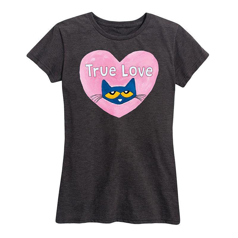 Women's Pete The Cat True Love Graphic Tee,  Product Image