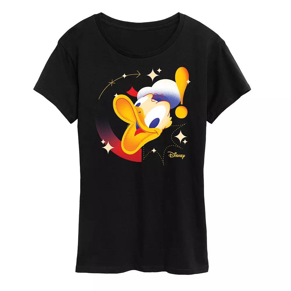 Disney's Donald Duck Women's Head Graphic Tee,  Product Image