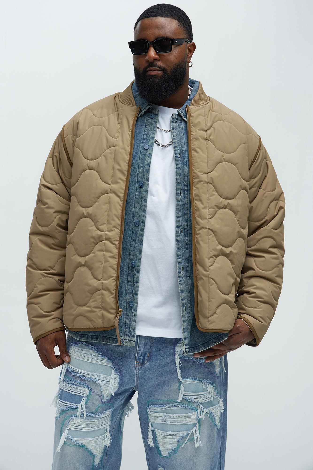 Hartford Ripstop  Quilted Jacket - Tan Product Image