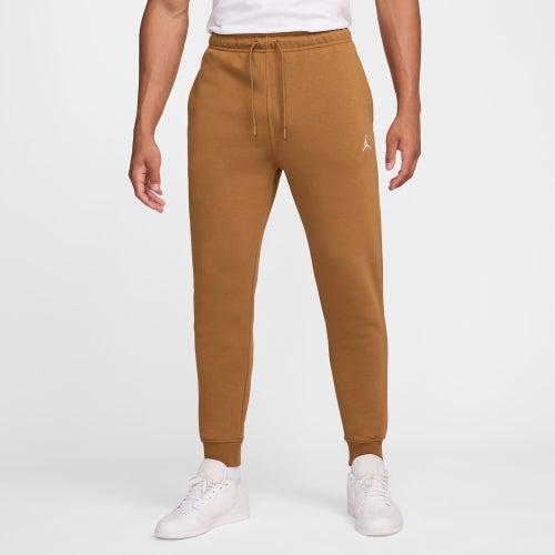 Jordan Mens Jordan Brooklyn Fleece Pants - Mens White/Desert Bronze Product Image