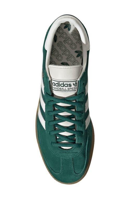 adidas Gender Inclusive Handball Spezial Sneaker in Green/Cloud White/White at Nordstrom, Size 14 Women's Product Image