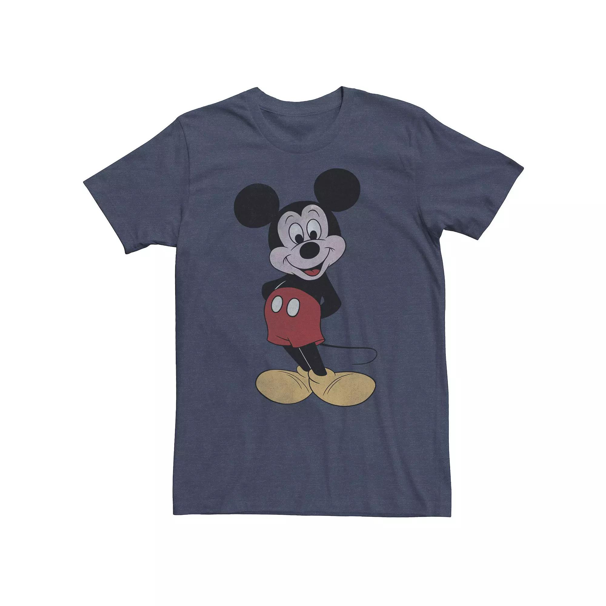 Disney's Mickey Mouse Big & Tall Vintage Mickey Pose Tee, Men's,  Product Image