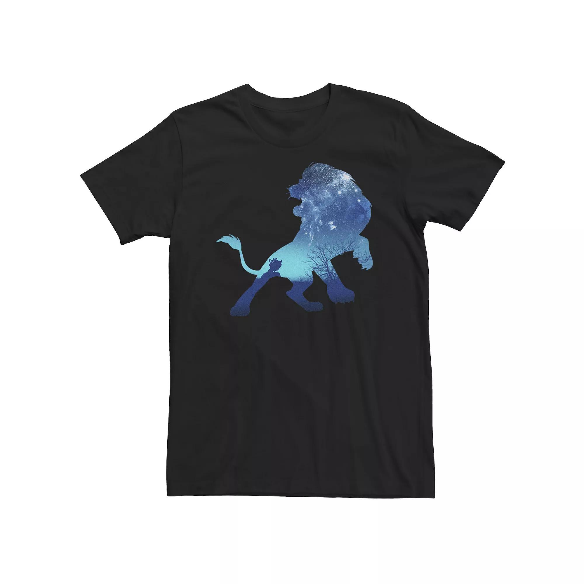Big & Tall Disney Lion King Simba Sky Silhouette Tee, Men's,  Product Image
