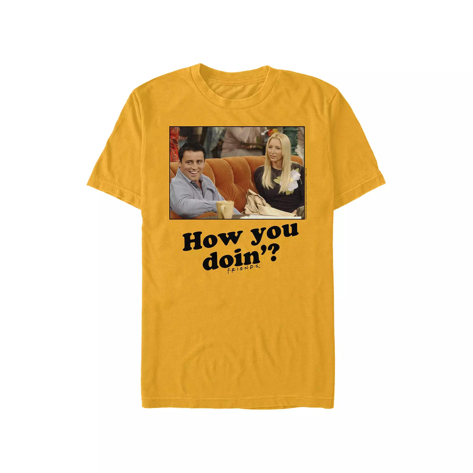 Men's Friends Joey And Phoebe How You Doin'? Graphic Tee,  Product Image