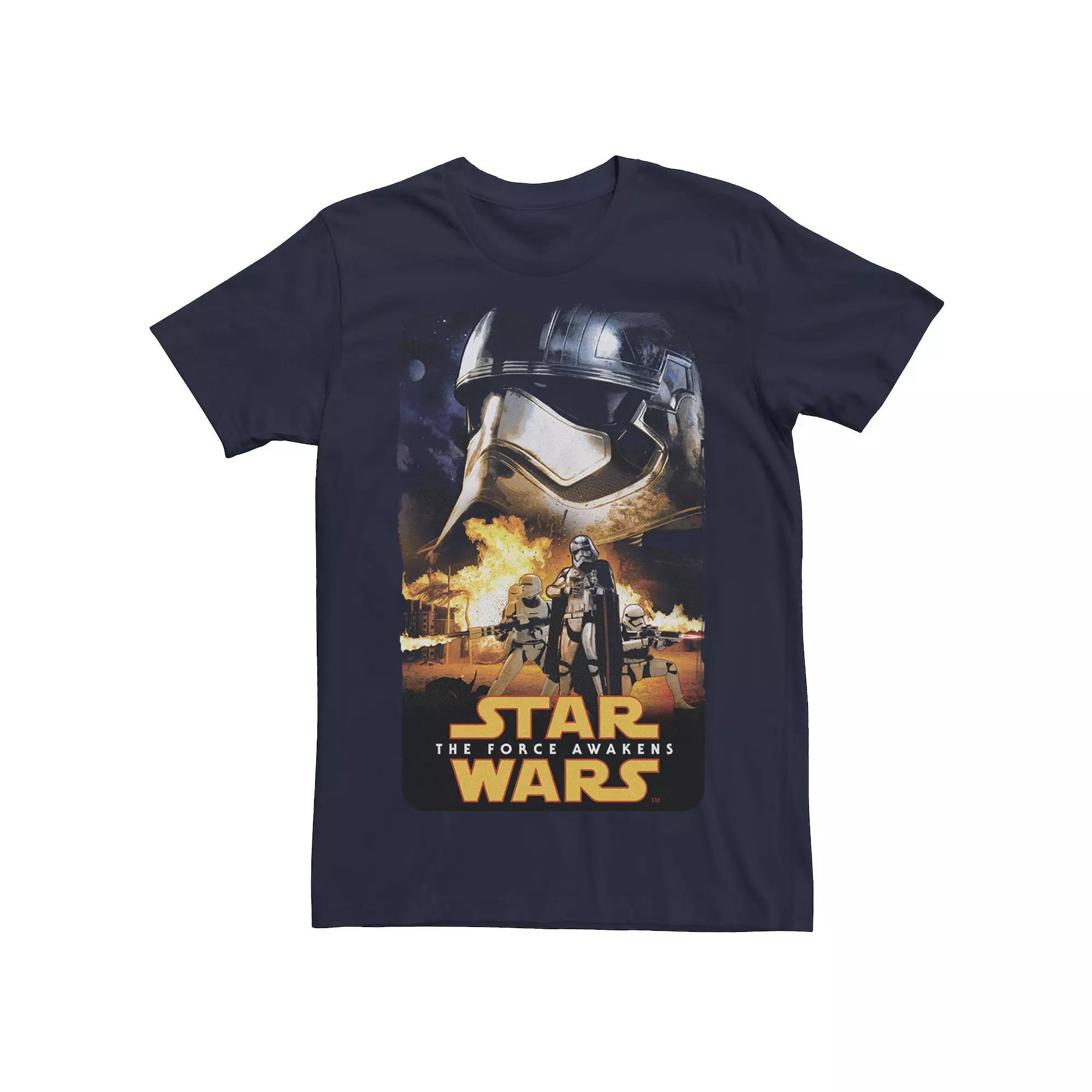 Men's Star Wars The Force Awakens Captain Phasma Fire Portrait Tee,  Product Image