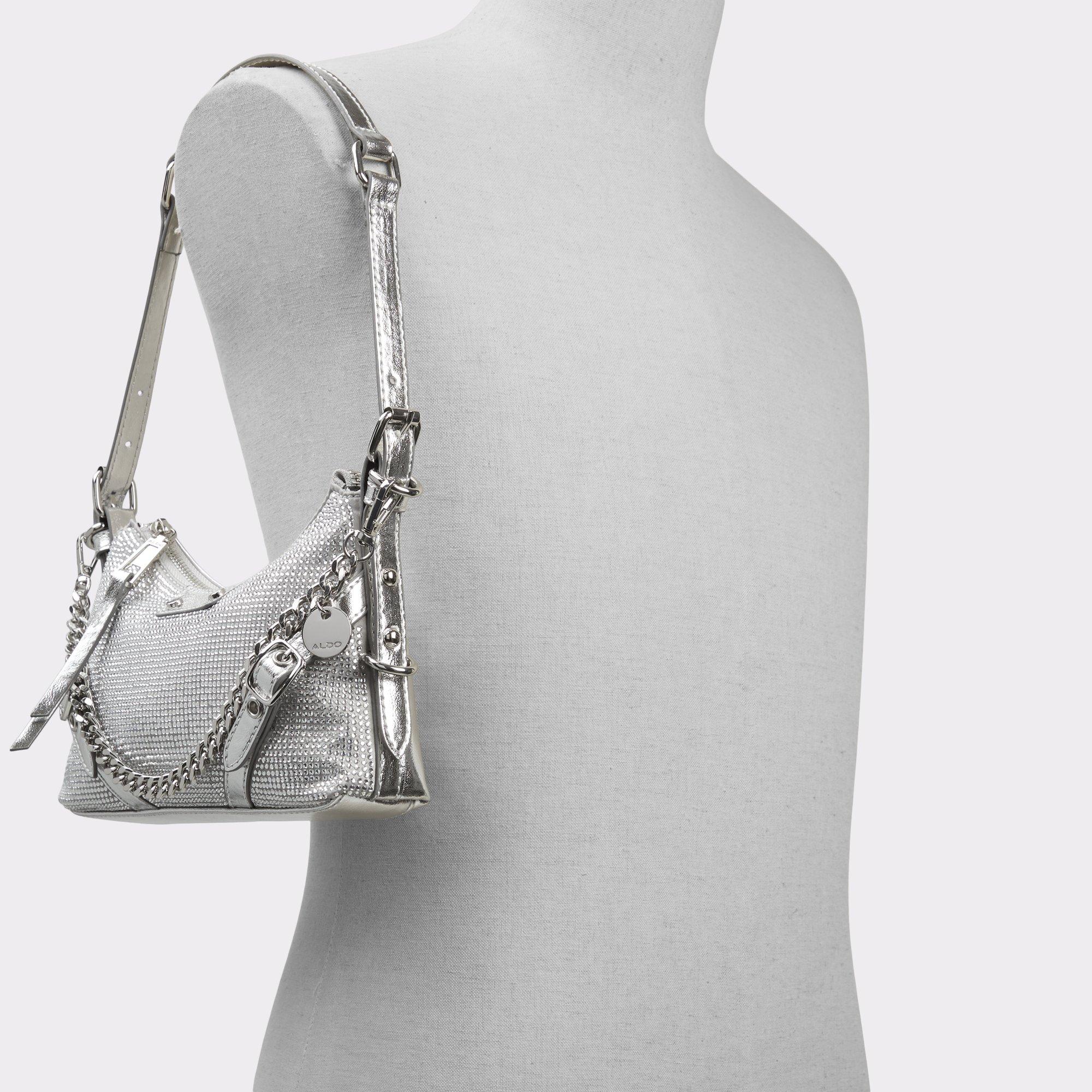Farelix Light Silver Women's Shoulder Bags | ALDO US Product Image