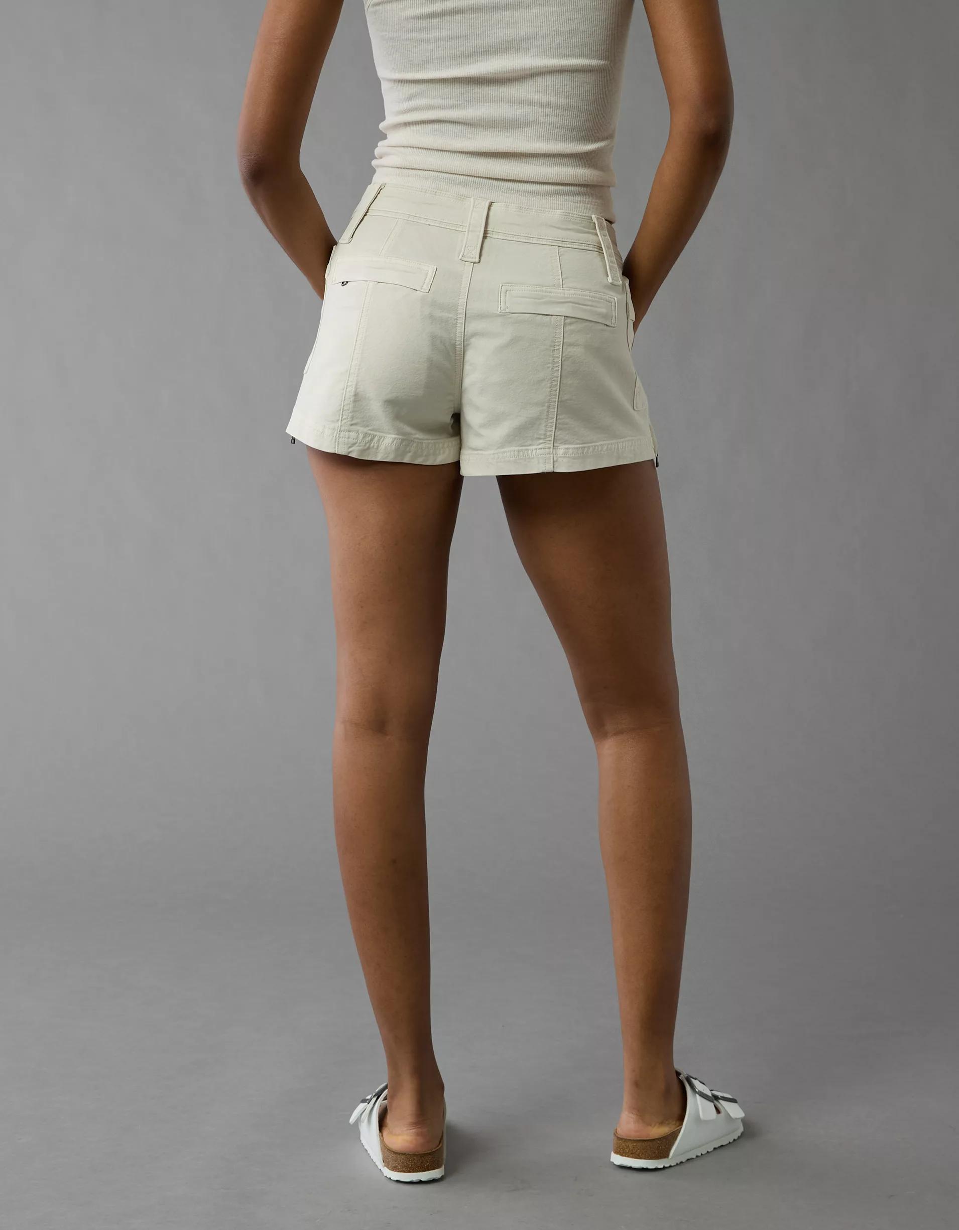 AE Stretch Low-Rise Cargo Short Short Product Image