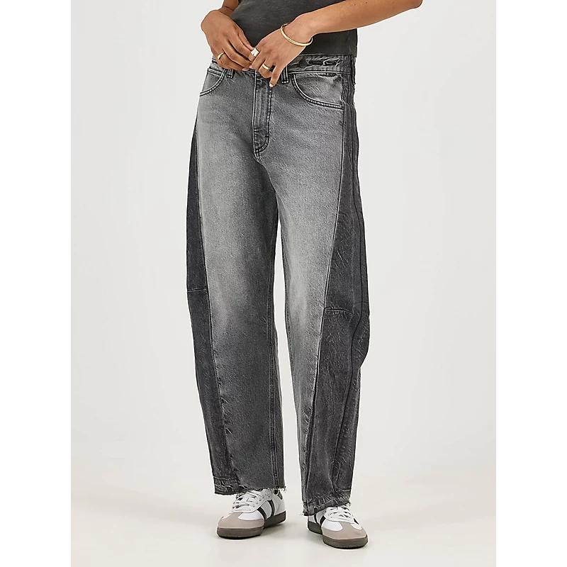 Womens Low Slung Barrel Rider Jeans Product Image