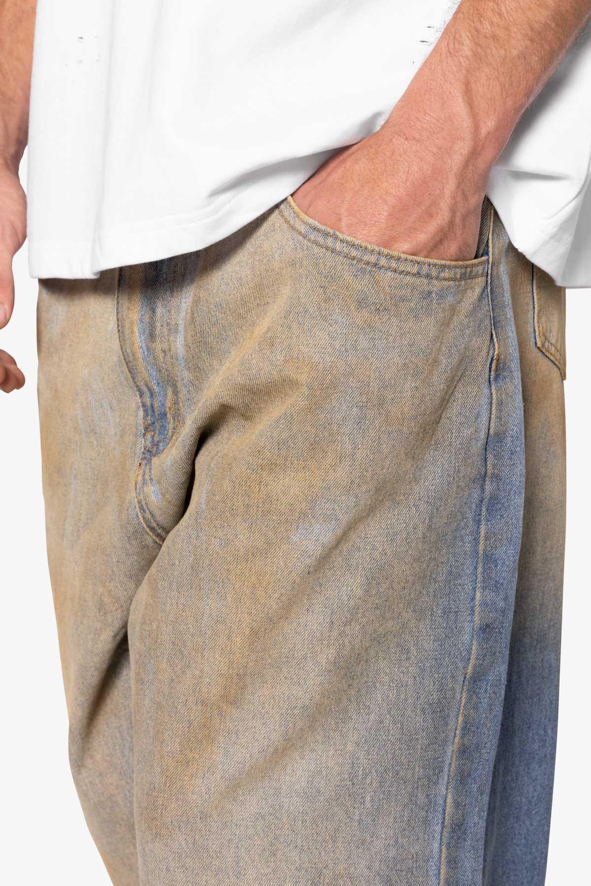 Ultra Baggy Barn Vintage Denim - Blue Product Image