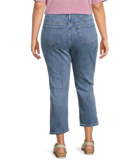 NYDJ Plus Size Straight Leg Ankle Jeans Product Image