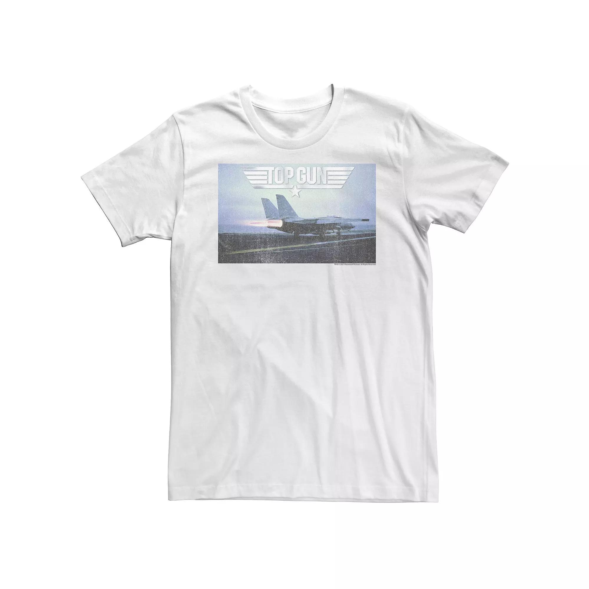 Big & Tall Top Gun Jet and Logo Photo Tee, Men's,  Product Image