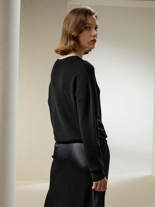 Ultra-fine Merino Wool Crewneck Sweater Product Image