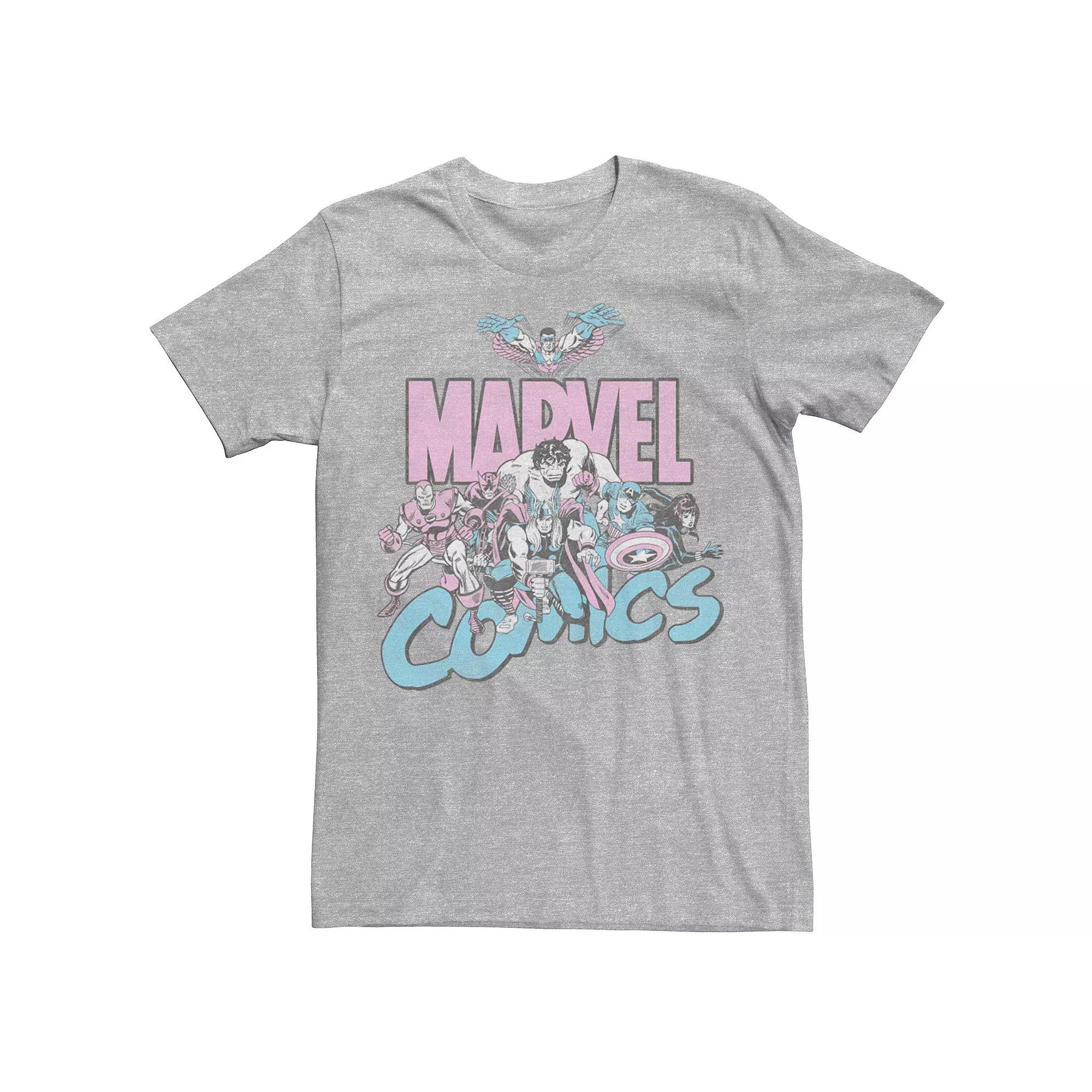 Men's Marvel Pastel Group Tee,  Product Image