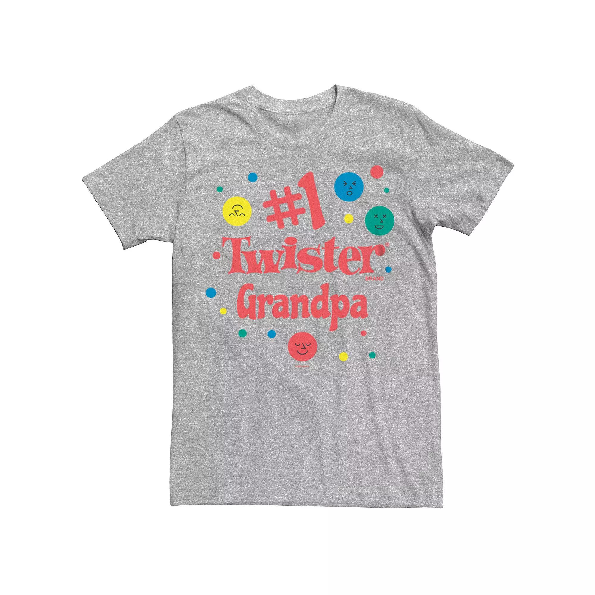 Men's Twister Grandparents Day #1 Grandpa Graphic Tee,  Product Image