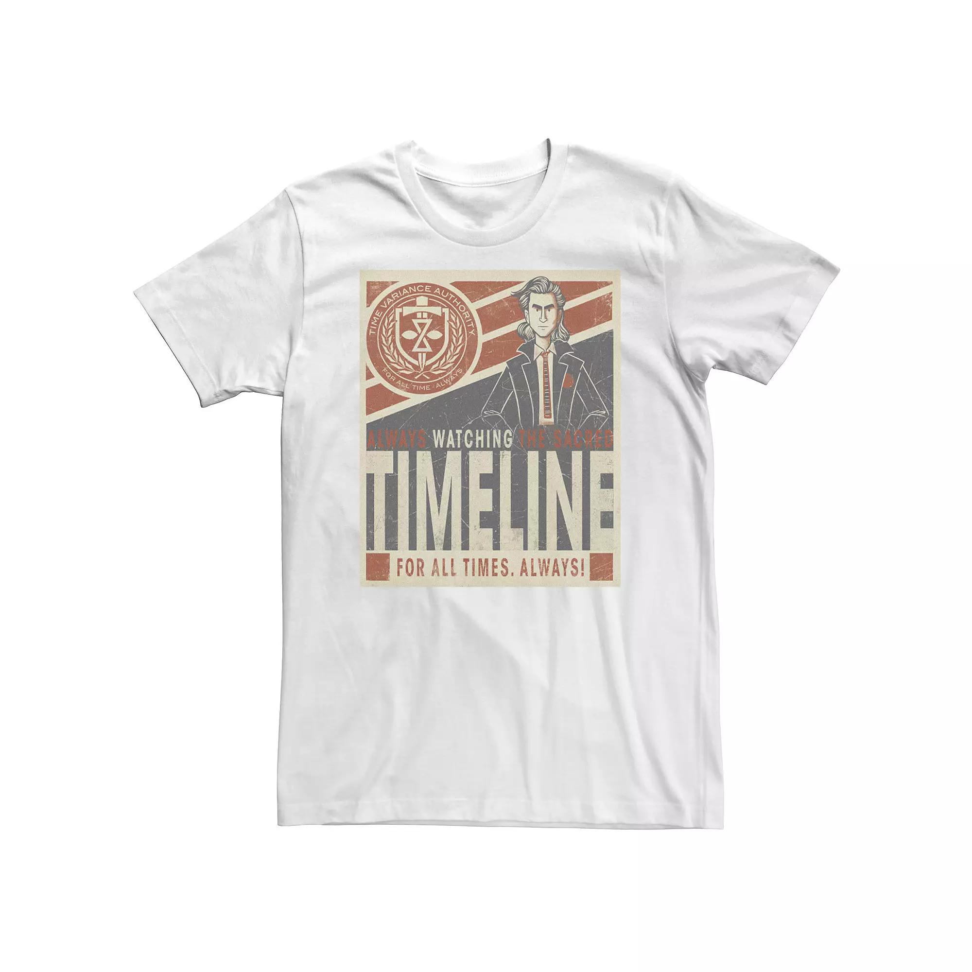 Big & Tall Marvel Loki TVA Always Watching The Sacred Timeline Tee, Men's,  Product Image