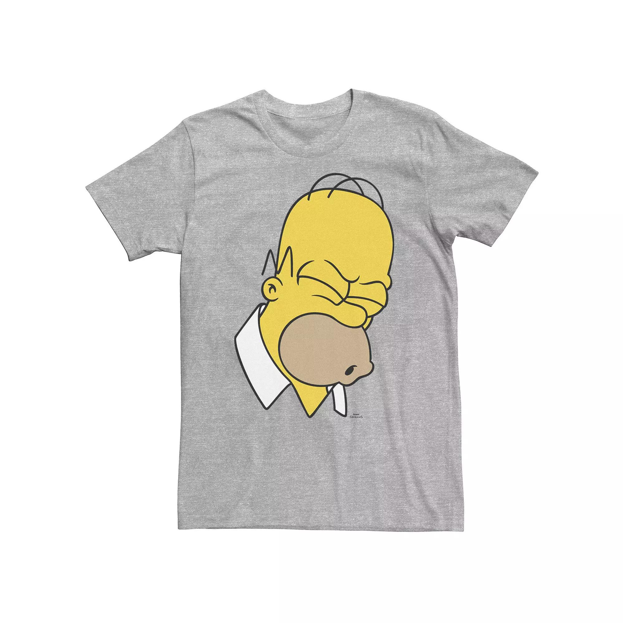 Big & Tall The Simpsons Homer Doh Big Head Tee, Men's,  Product Image