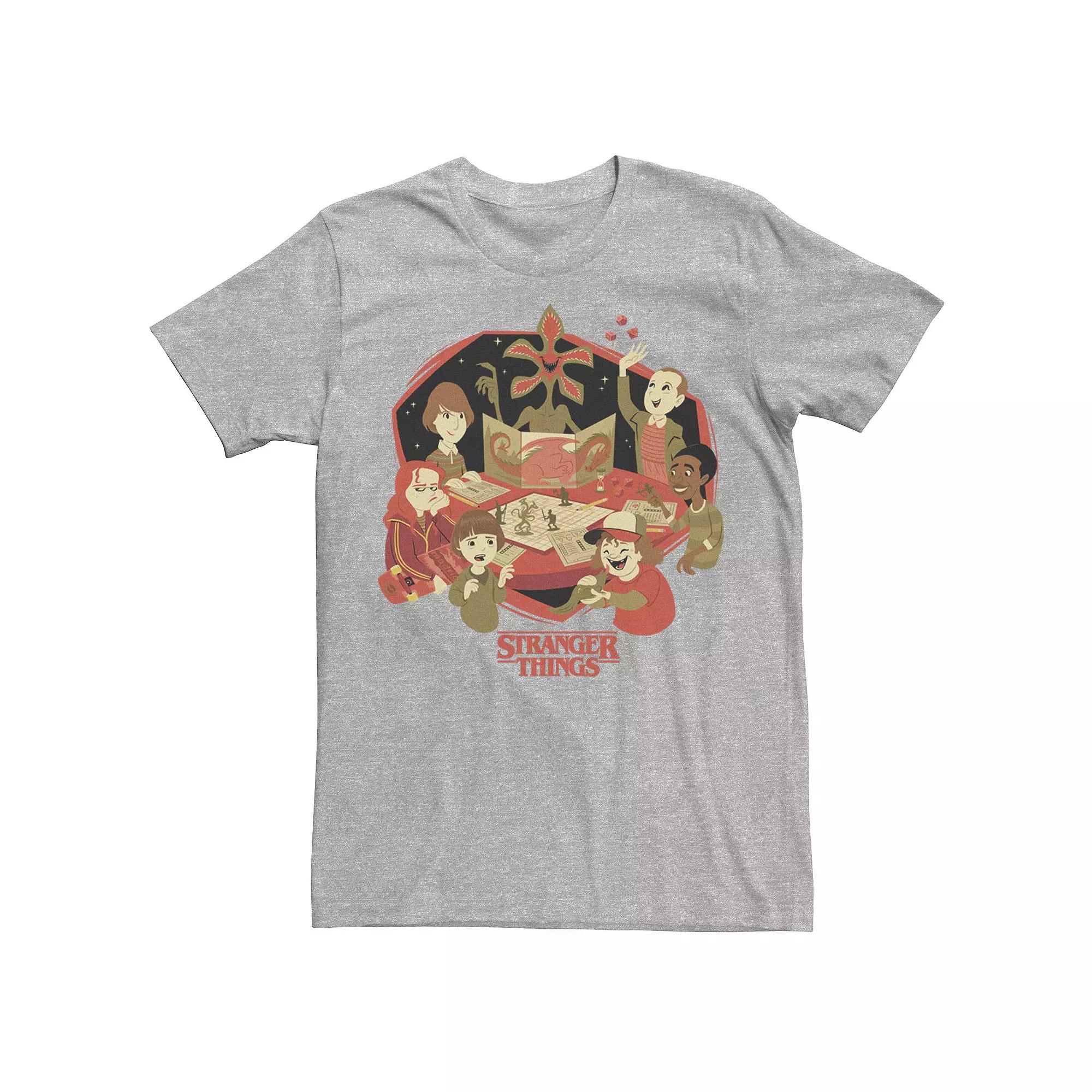Men's Netflix Stranger Things D&D Animated Group Portrait Tee,  Product Image