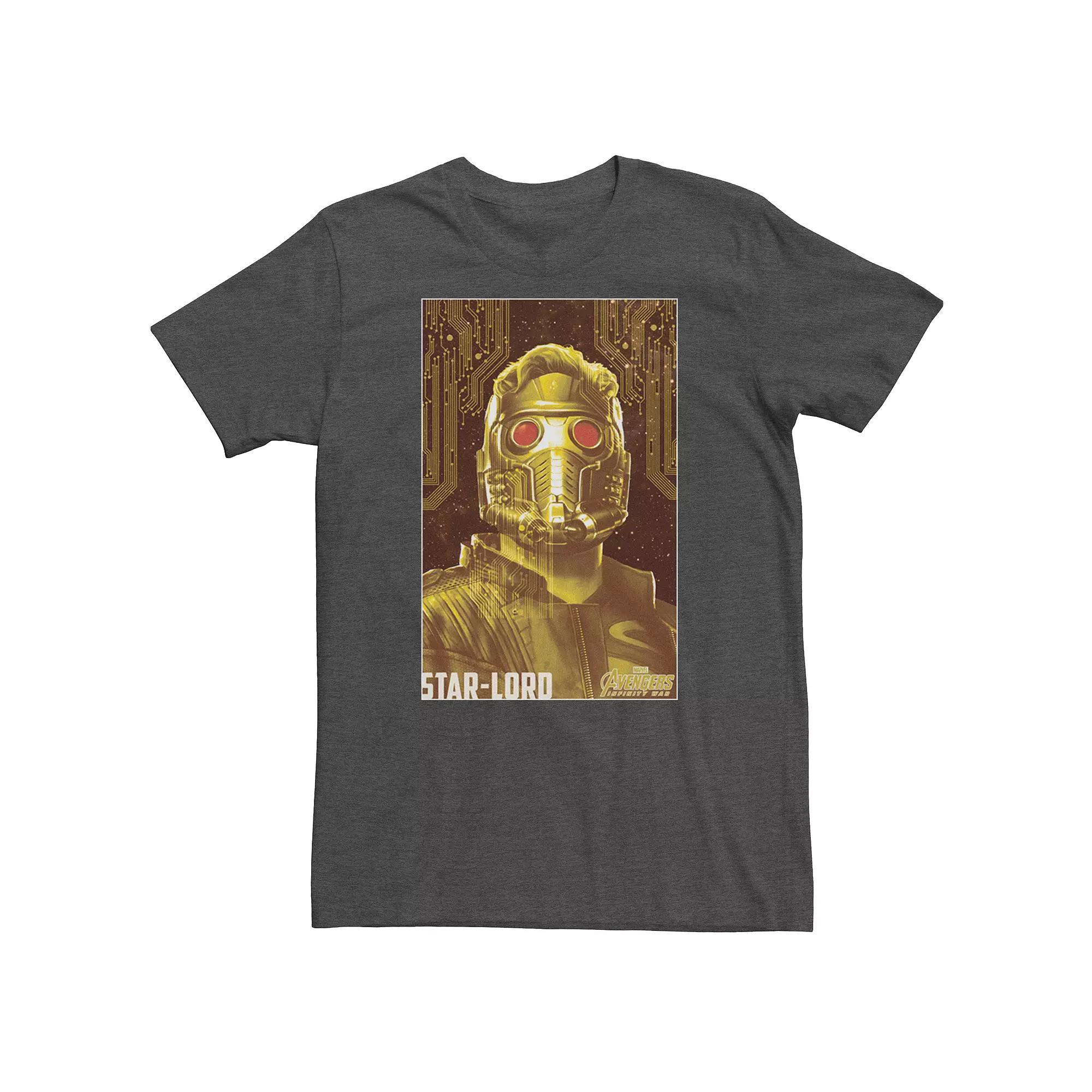 Men's Star Wars Slanting Chrome Logo Tee,  Product Image