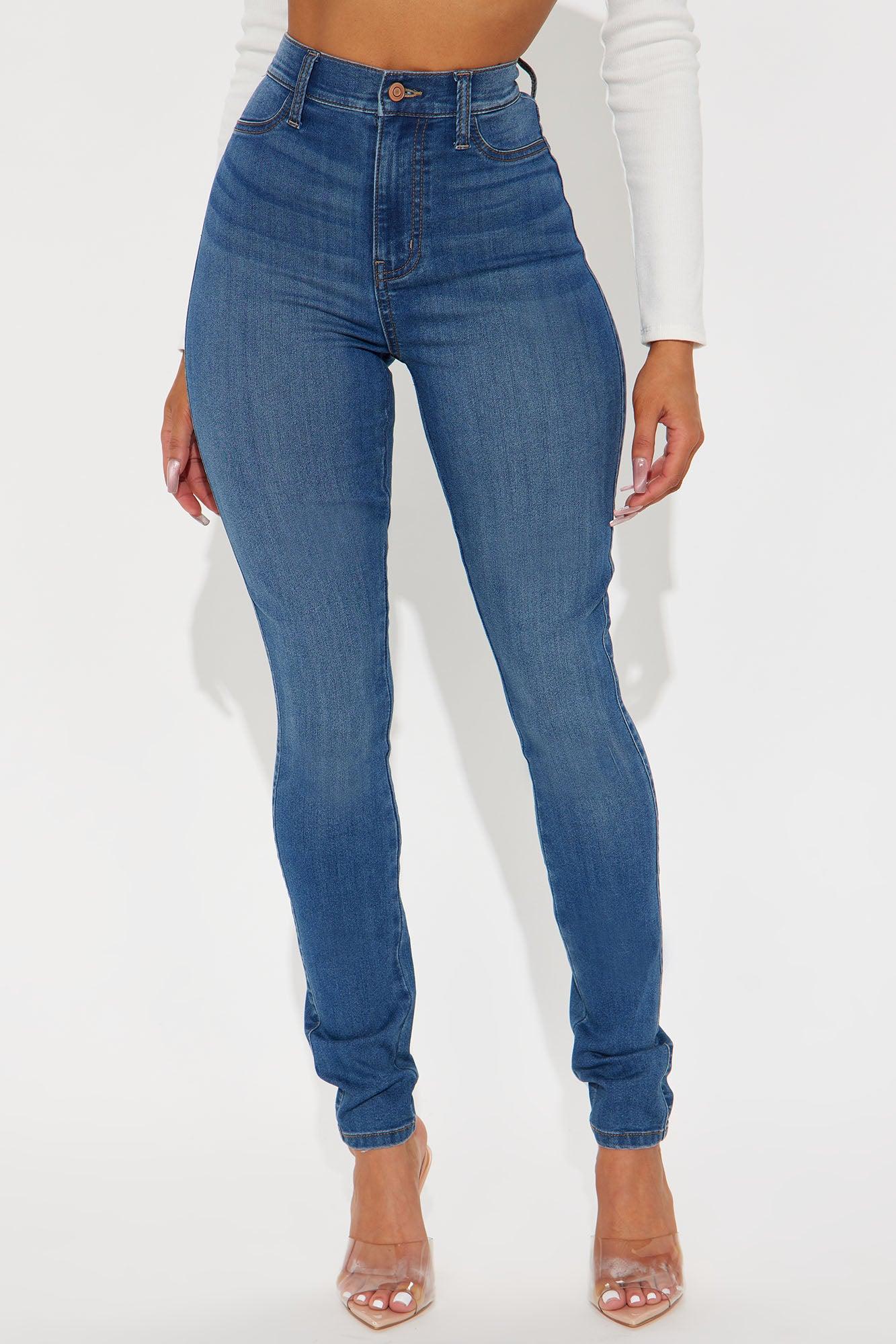 Tall Emma Super Stretch High Rise Skinny Jean - Medium Wash Product Image