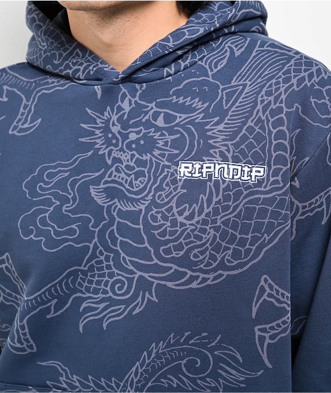 RIPNDIP Haku Navy Hoodie Product Image