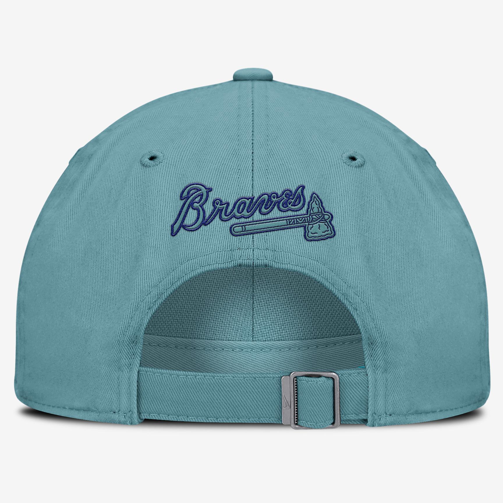 Atlanta Braves Club Menâs Nike Men's MLB Adjustable Hat Product Image